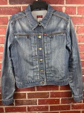 Denim Blazer Vintage Jean Jacket by Dish Women’s size Large